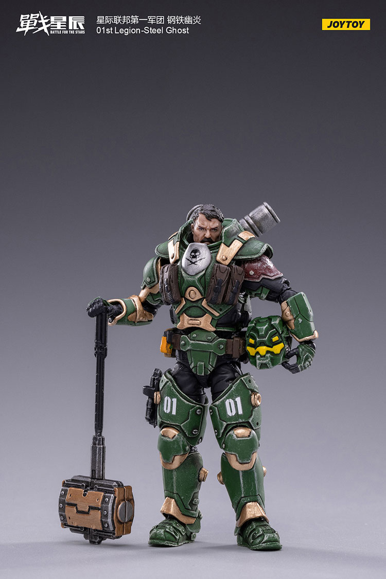 JOYTOY 暗源 戦星辰 19ST LEGION GHOST SQUAD Joy Toy 19ST Legion Ghost United 1:18 Scale Action Figure 3-Pack