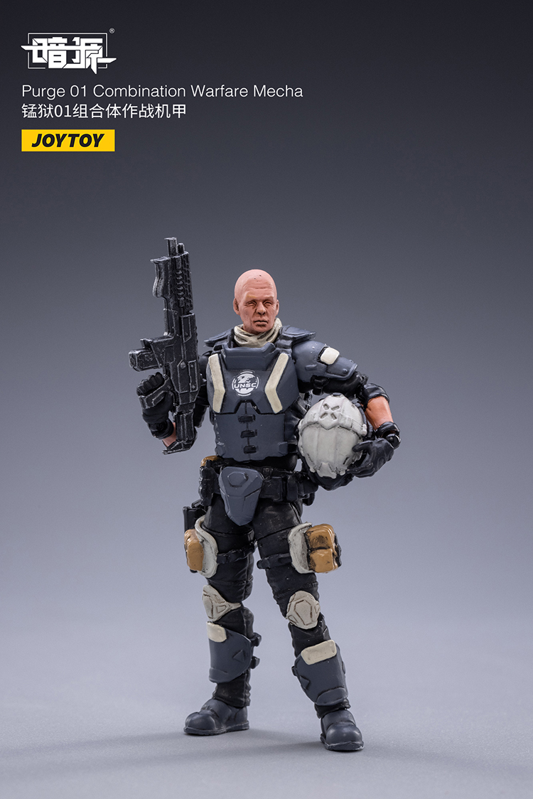 HiPlay JoyToy Action Figure Mecha Purge 01: Robot Fantascienza In Scala 1/25, Set Completo Dark Source, Blu, 320 Mm, Collezionabile