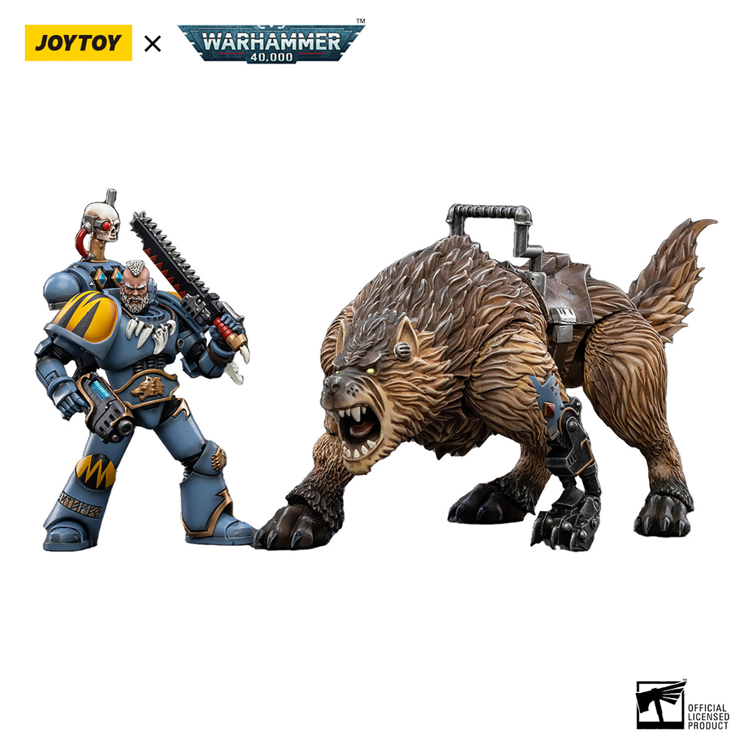 JOYTOY Space Wolves Thunderwolf Cavalry Bjane Action Figure
