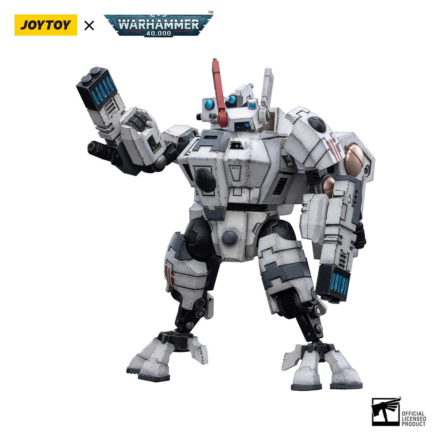 JOYTOY T’au Empire XV8 Crisis Battlesuit Joytoy 1/18 T'Au Empire Xv8 Crisis Battlesuit 01 Action