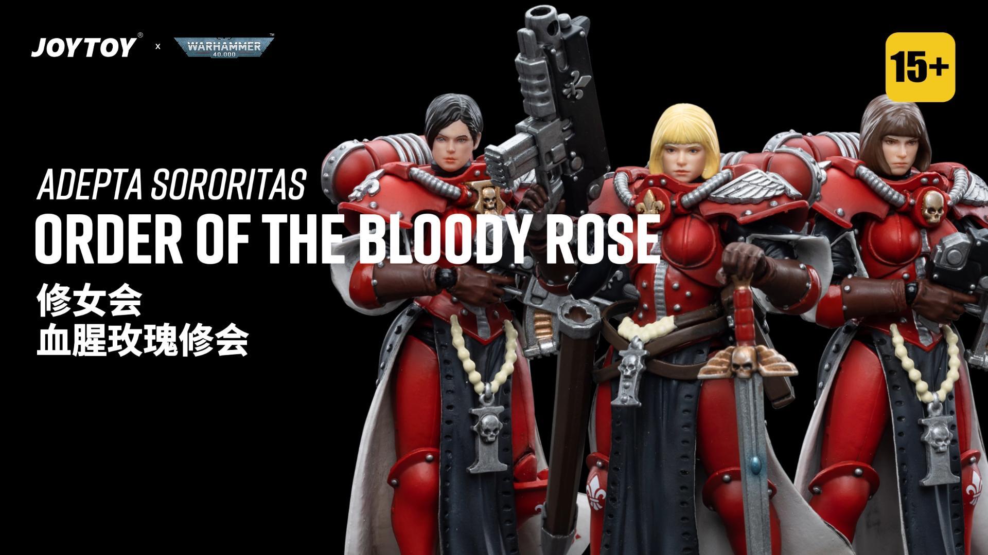 Warhammer 40K Adepta Sororitas Battle Sisters Order of The Bloody Rose Sister Superior Kamina 1/18 Scale Figure