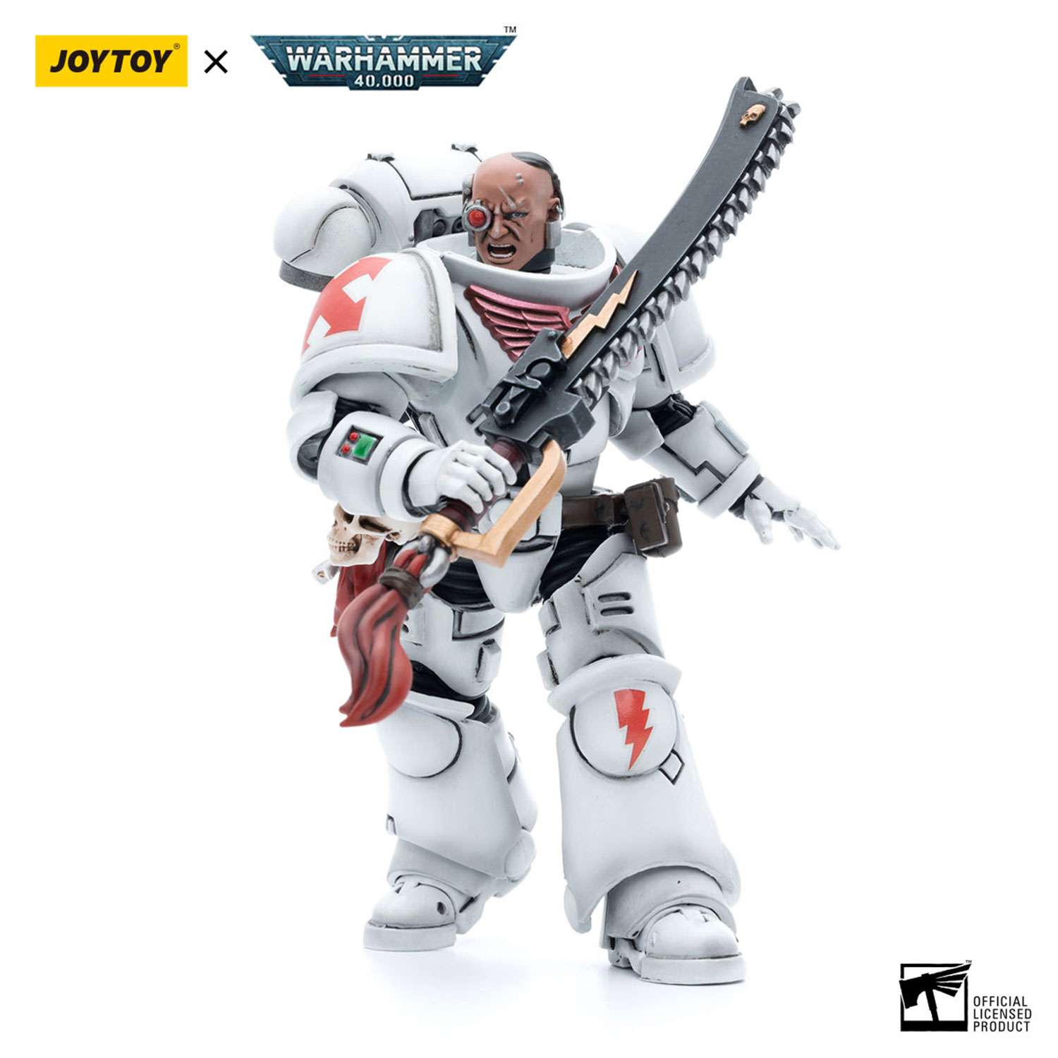 JoyToy Warhammer 40k White Scars Assault lntercessor Brother Batjargal
