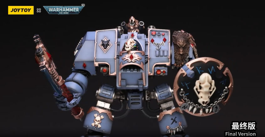 Space Marines Space Wolves Venerable Dreadnought Brother Hvor