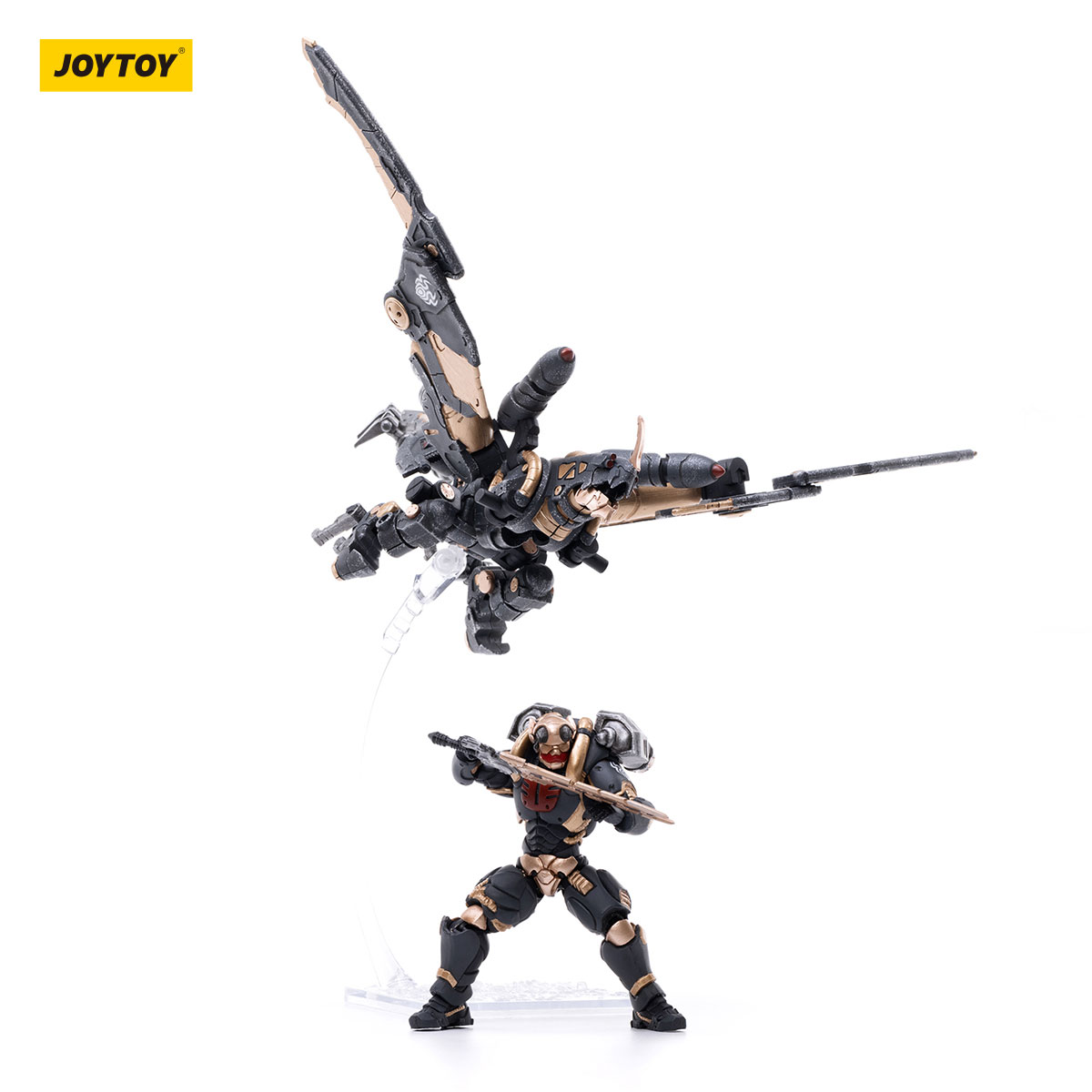 JOYTOY Battle for the Stars Saluk Flame Dragon Cavalry (Shadow)