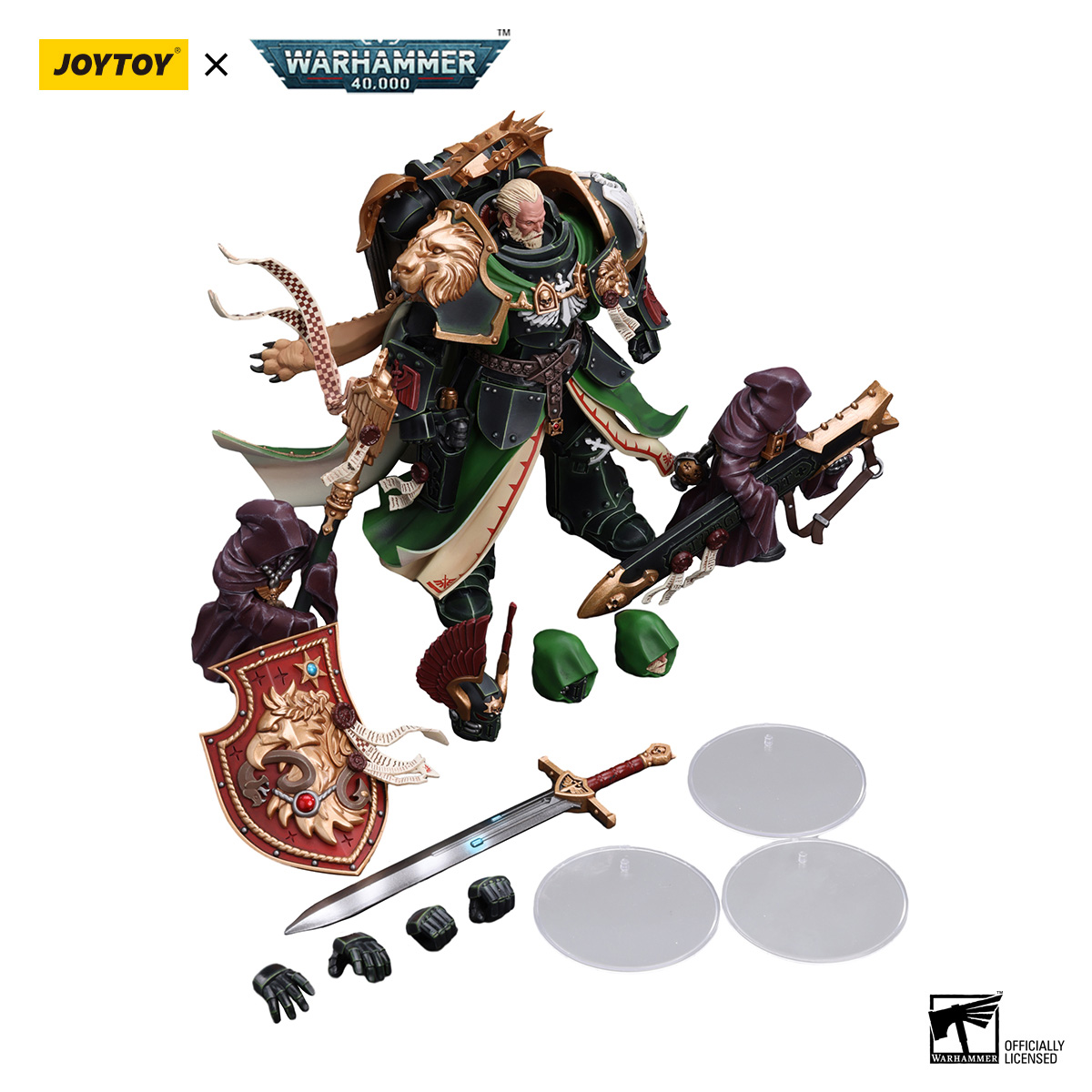 Warhammer 40k Action Figure 1/18 Dark Angels Primarch Lion El' Jonson 18 cm Reproduction Joy Toy (CN