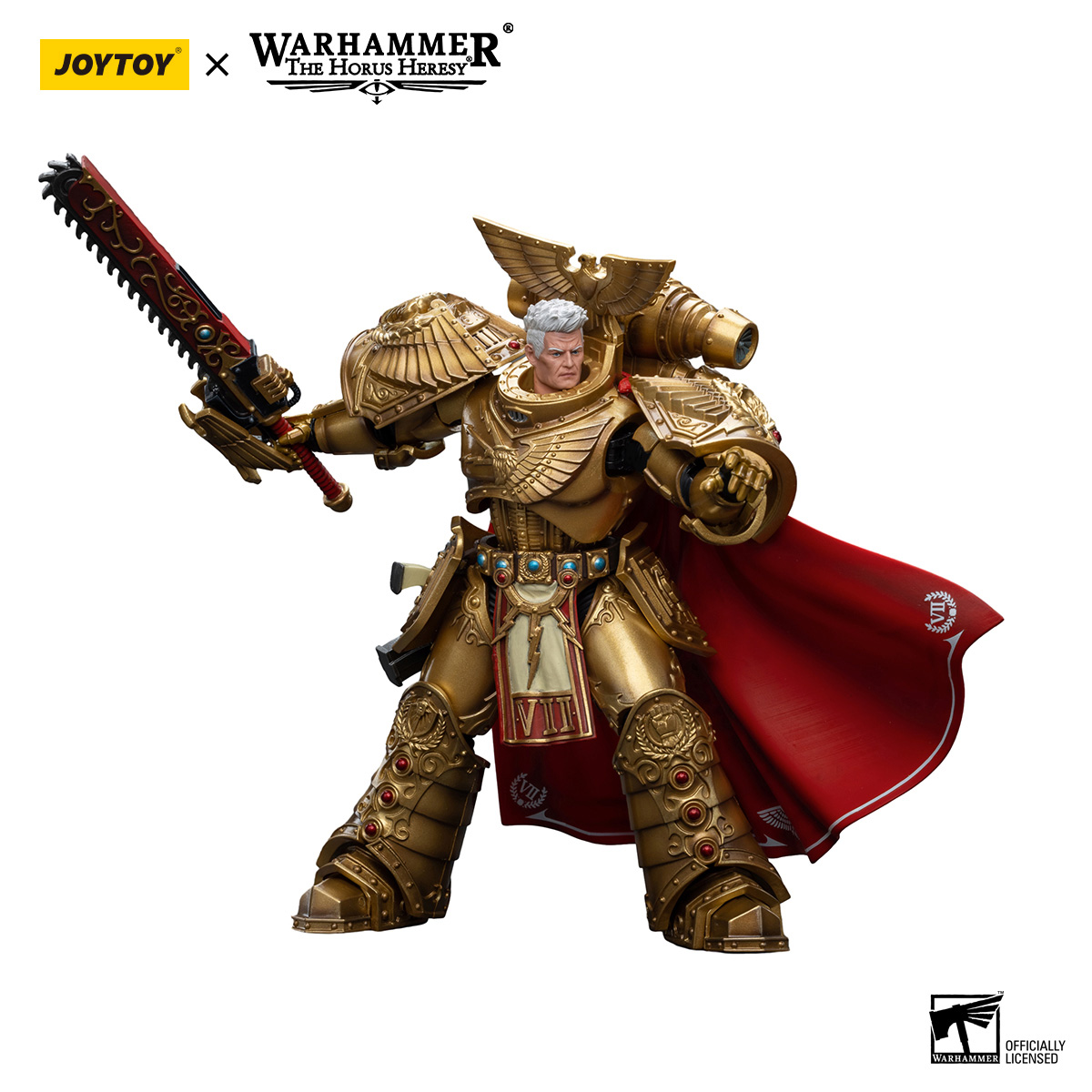 JOYTOY ウォーハンマー40K ROGAL DORNフィギュア Imperial Fists Rogal Dorn, Primarch of the Vllth Legion