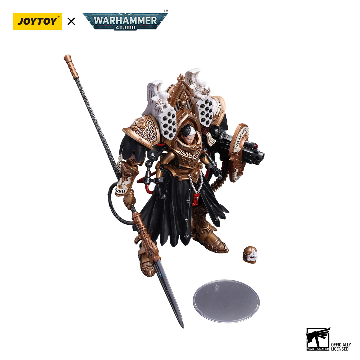 JOYTOY Warhammer Adepta Sororitas Abbess Sanctorum Morvenn Vahl