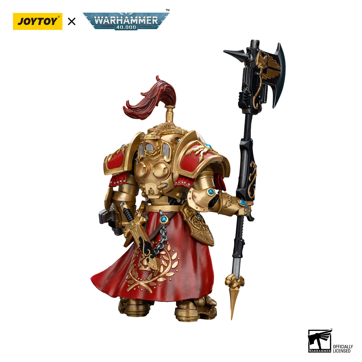 JOYTOY ウォーハンマー40K Allarus Custodian 1/18 JOYTOY Action Figure Warhammer Adeptus Custodes Allarus