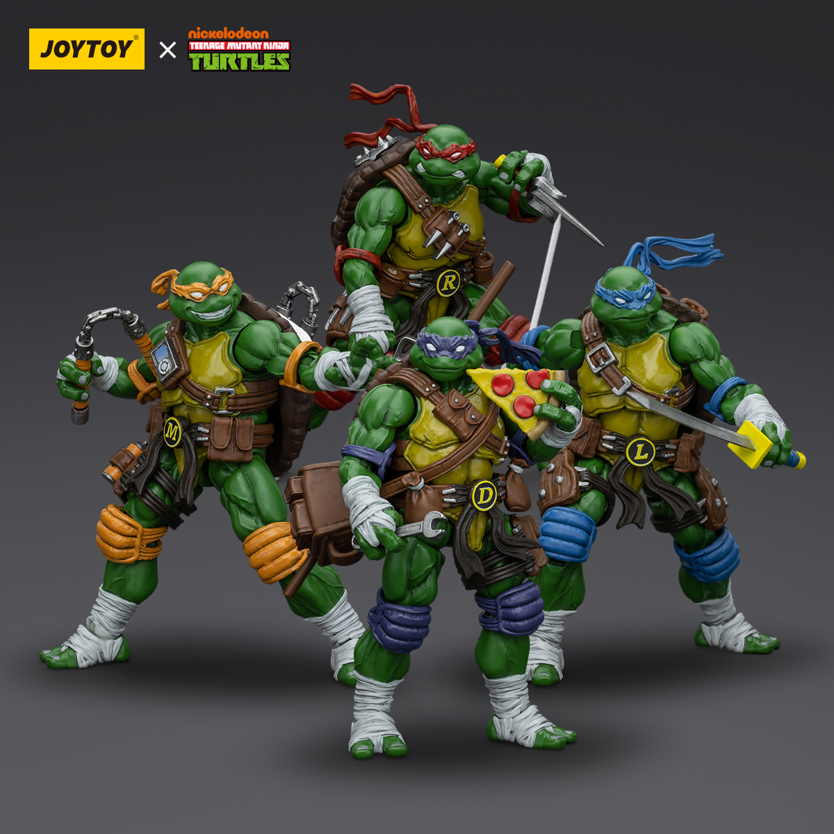 新品未使用JOYTOY,ミュータント・タートルズ,TMNTゾーク13.2cm! フィギュア専門店 -ソダチトイズ / 予約 JOYTOY TMNT-Donatello
