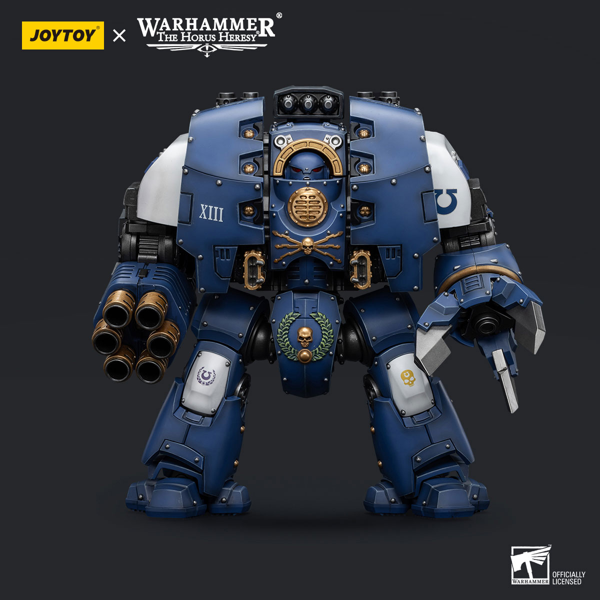 Ultramarines Leviathan Dreadnought with Cyclonic Melta Lance