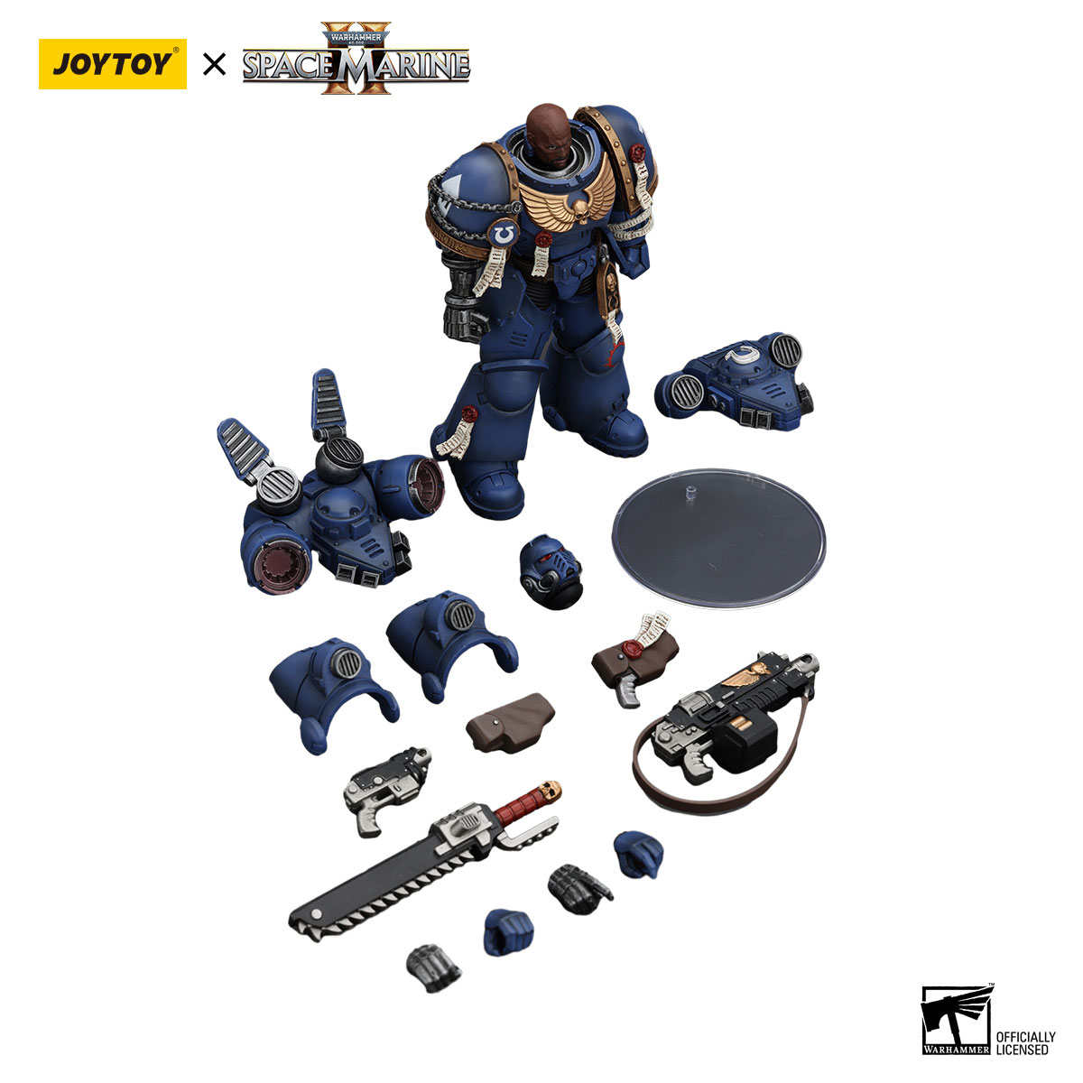 JOYTOY Ultramarines Brother Chairon Action Figure