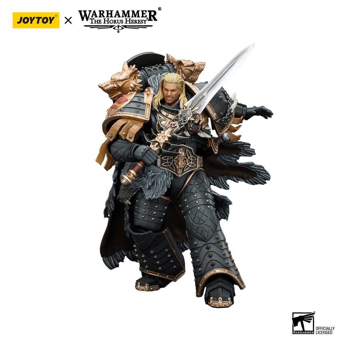 JOYTOY Warhammer The Horus Heresyf Space Wolves Leman Russ