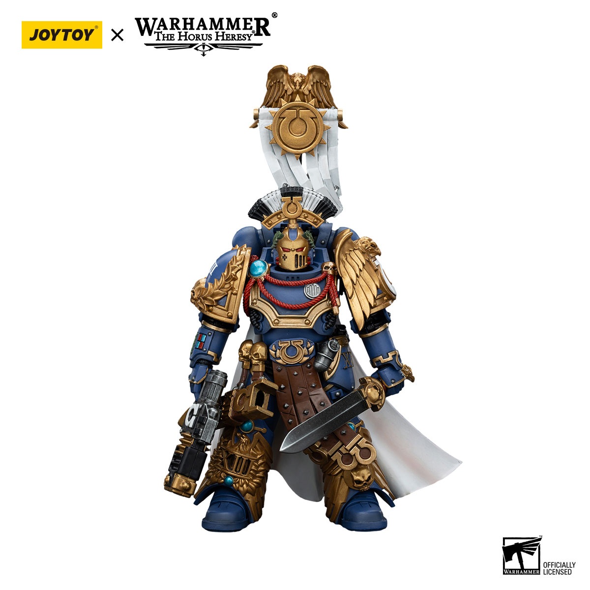 HiPlay JOYTOY Warhammer Ultramarines Praetor - Action Figure 1/18 Con Spada E Volkite Serpenta - 4