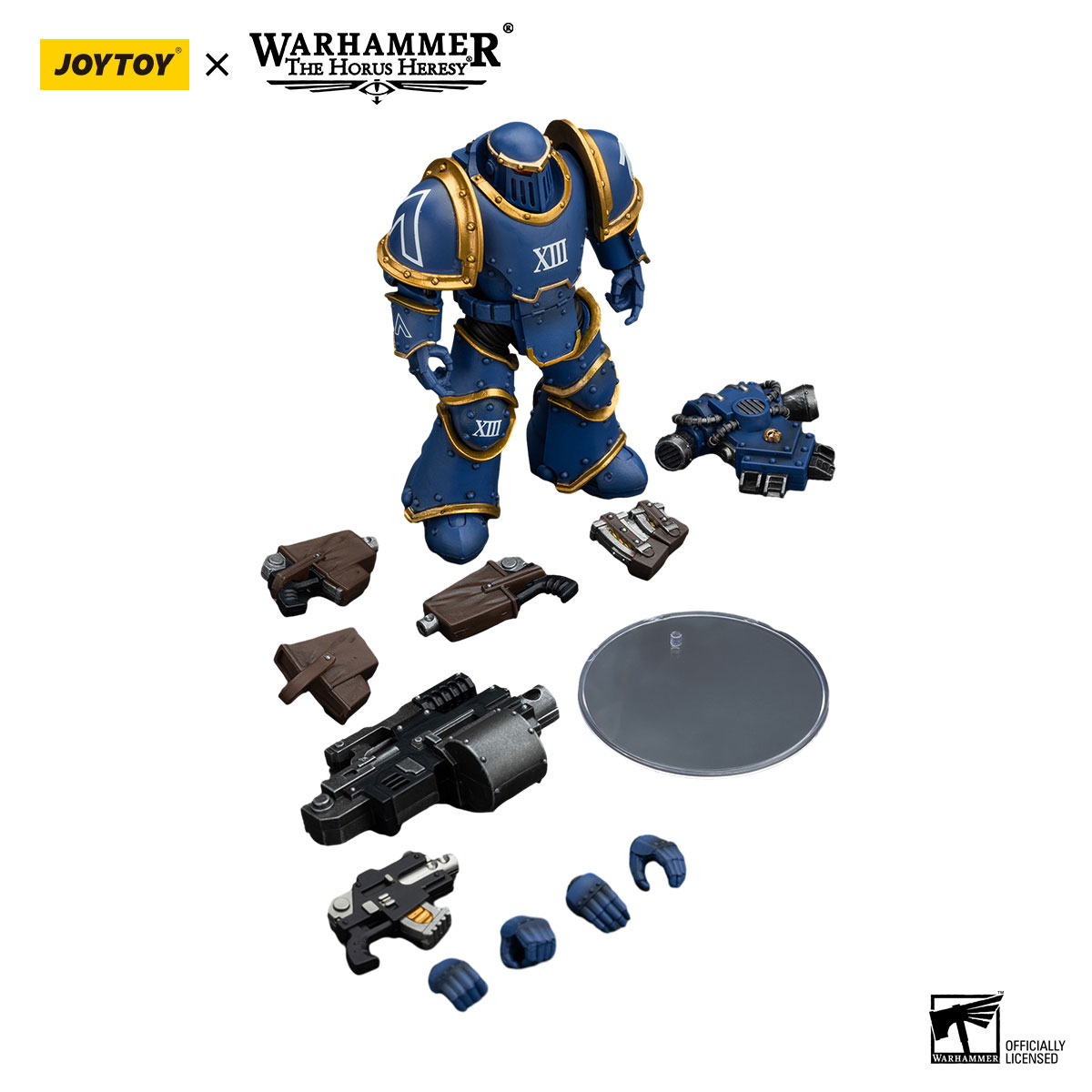 JoyToy Warhammer 40k: Ultramarines MKIII Tactical Squad Sargeant Con Spada – Action Figure 1:18 - 3