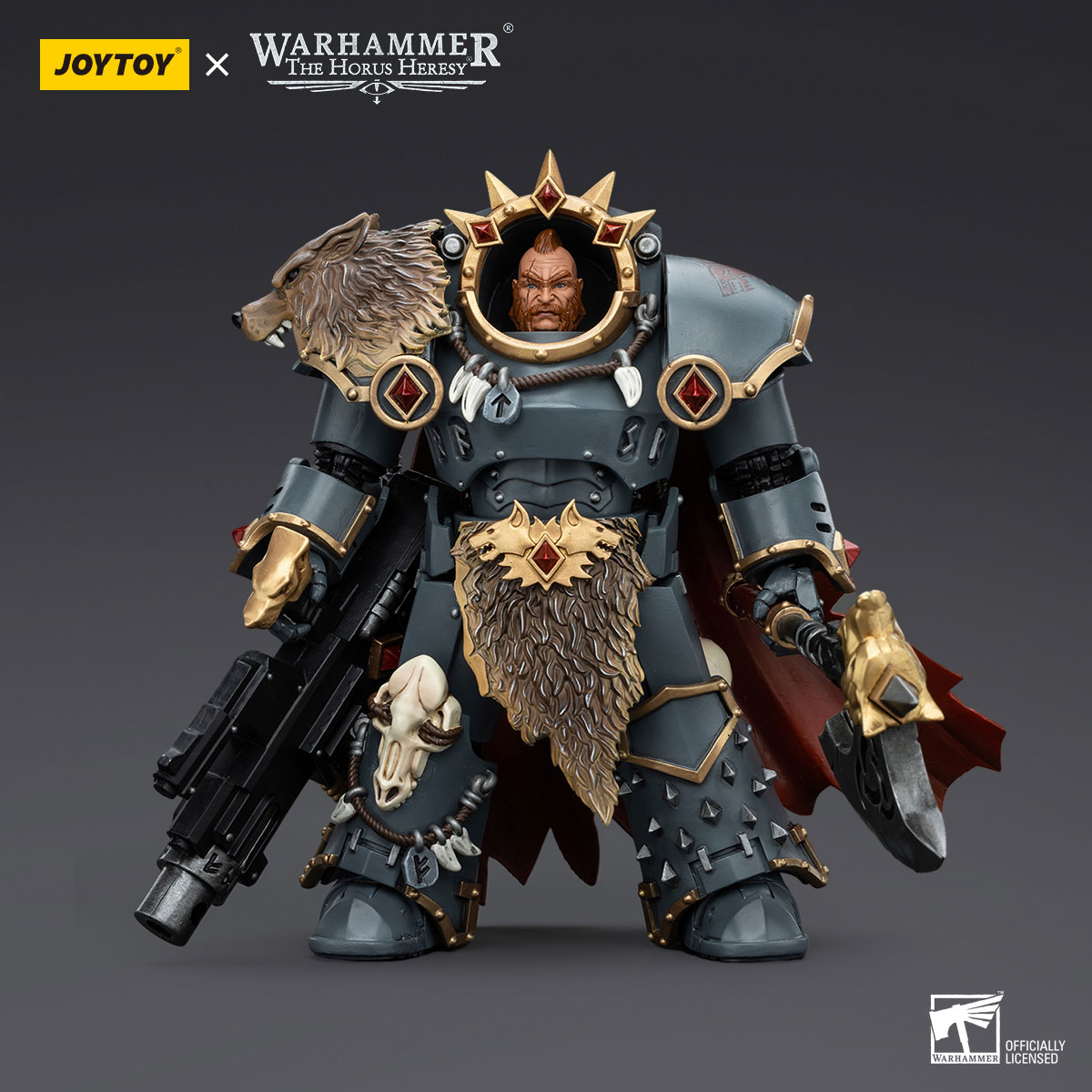JOYTOY Warhammer The Horus Heresy Space Wolves Hvarl Red-Blade