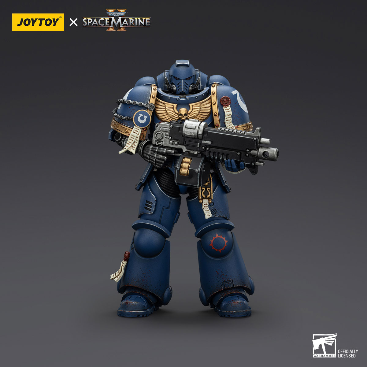 JOYTOY 1/18 Action Figure Warhammer 40K Spacemarine Ultramarines Brother Chairon-Collectors Edition