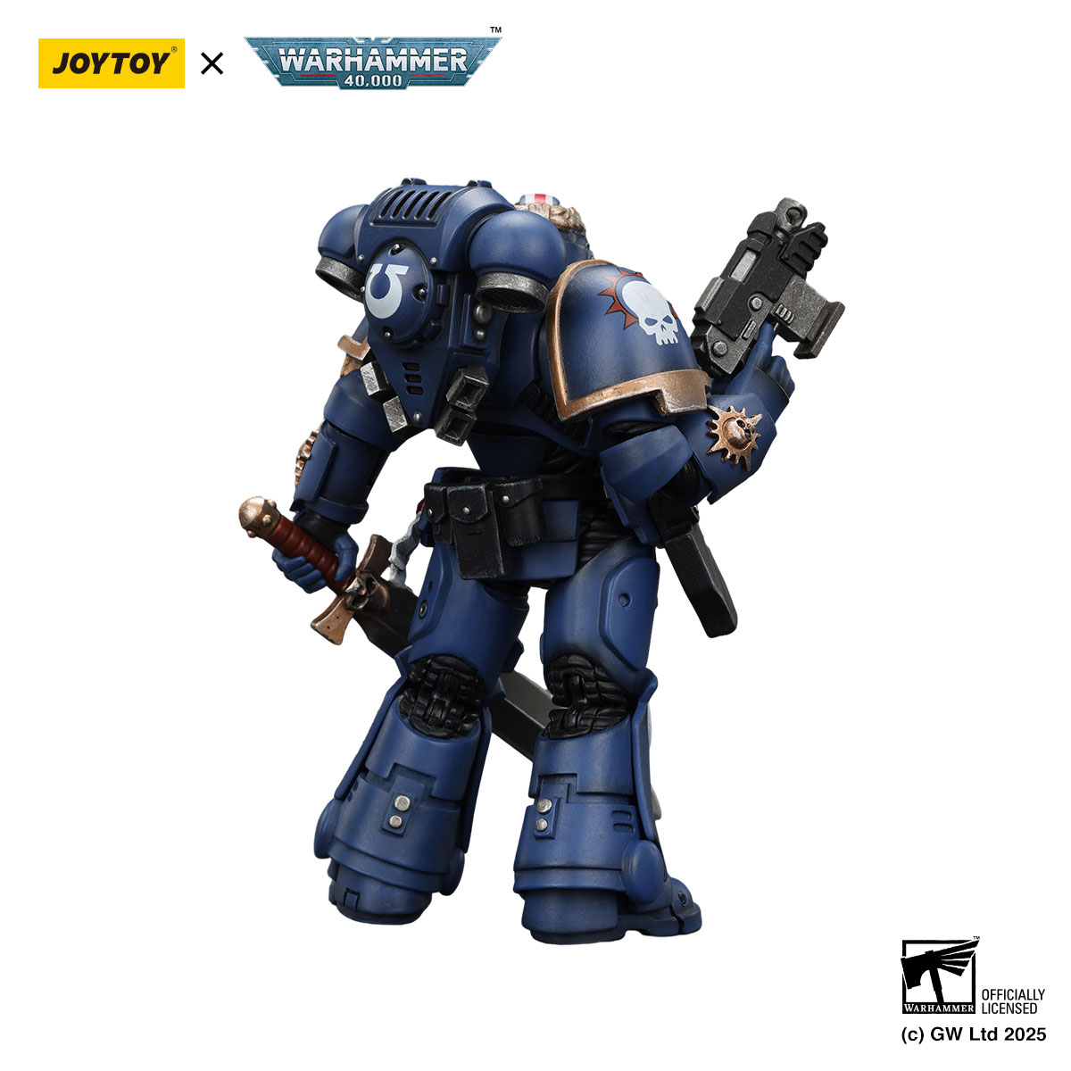 JOYTOY Warhammer 40K 1/18 Action Figure Ultramarines Primaris Lieutenant Argaranthe I.403357370