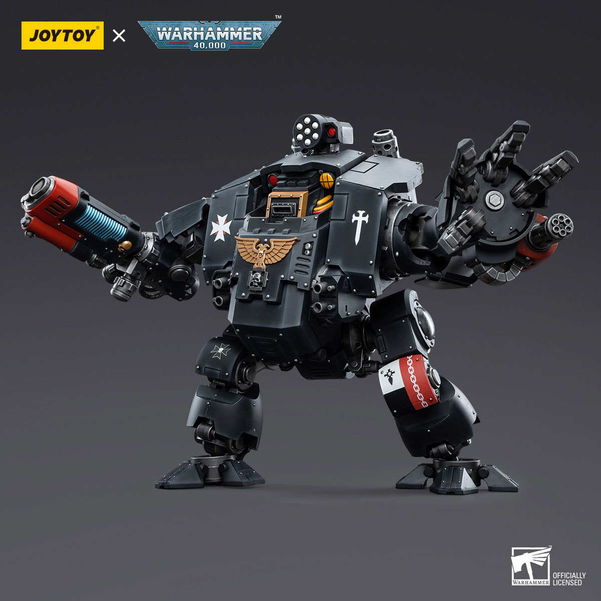 JOYTOY Warhammer Black Templars Redemptor Dreadnought