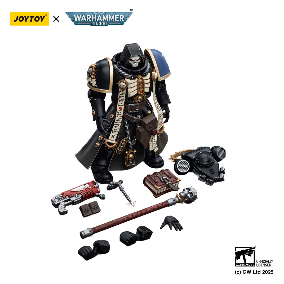 JoyToy Warhammer 40K Ultramarines Primaris Chaplain Brother Varus