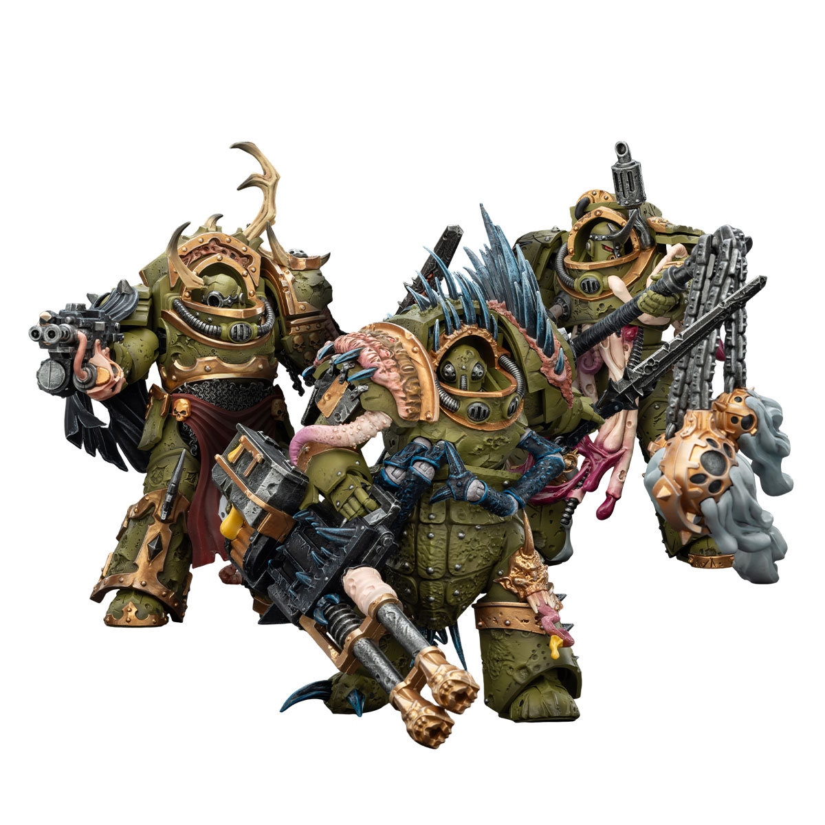 JOYTOY Death Guard Blightlord Terminator Squad | 1/18 Set