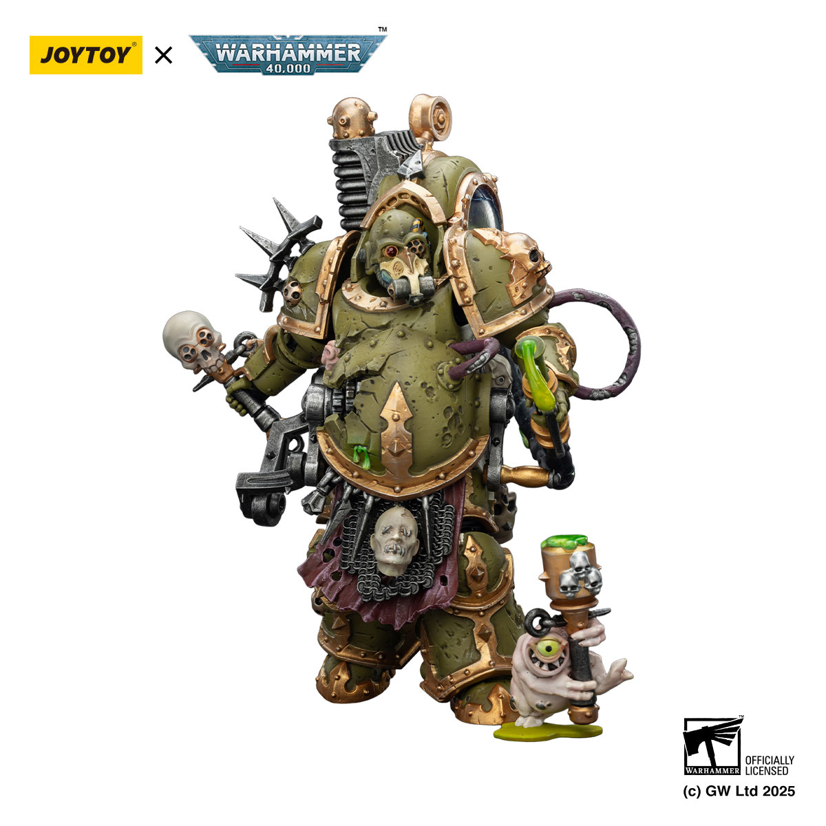 JOYTOY Warhammer 40k Death Guard Foul Blightspawn | 1/18 Figure