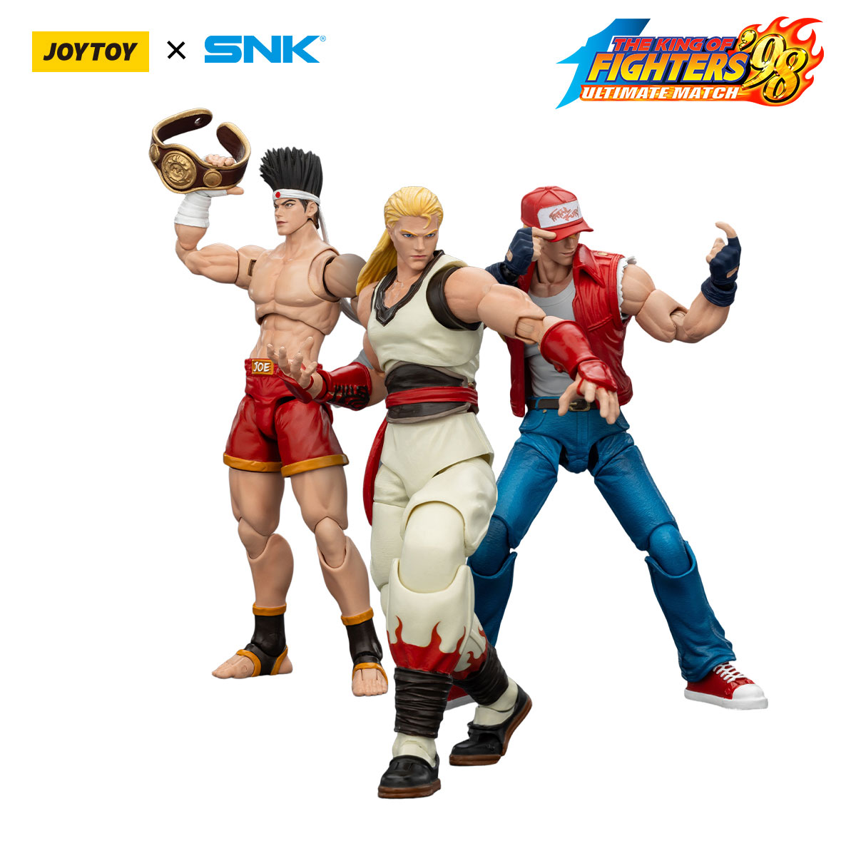 JOYTOY KOF 98 アルティメットマッチ　フィギュアセット JOYTOY KOF '98 UM Fatal Fury Team Figure Set | Terry, Andy & Joe
