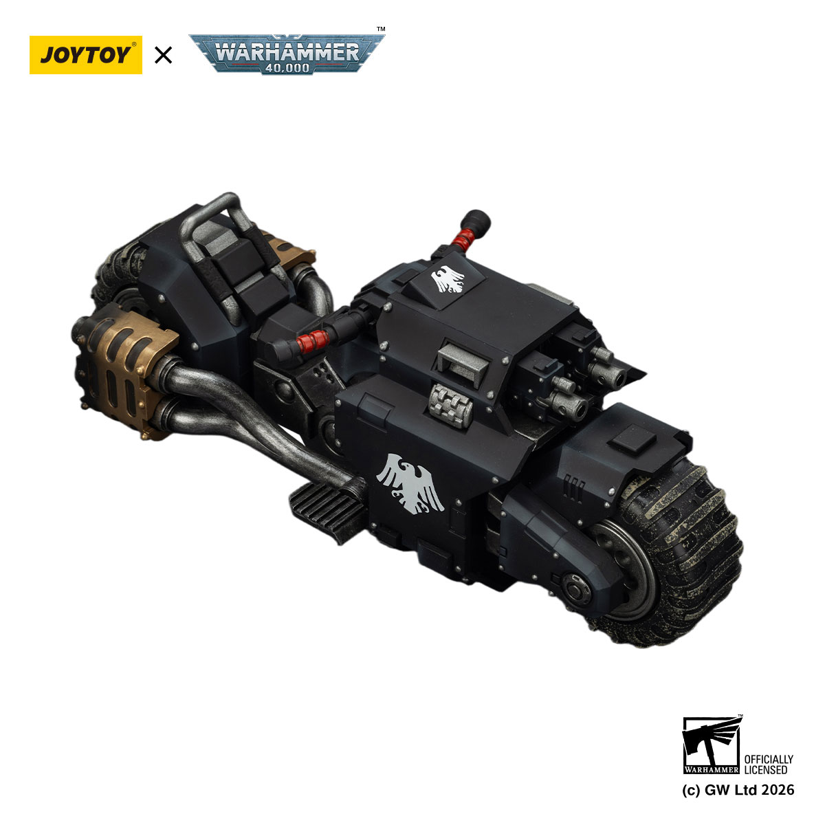 JOYTOY Raven Guard Raider-pattern Combat Bike with twin-linked