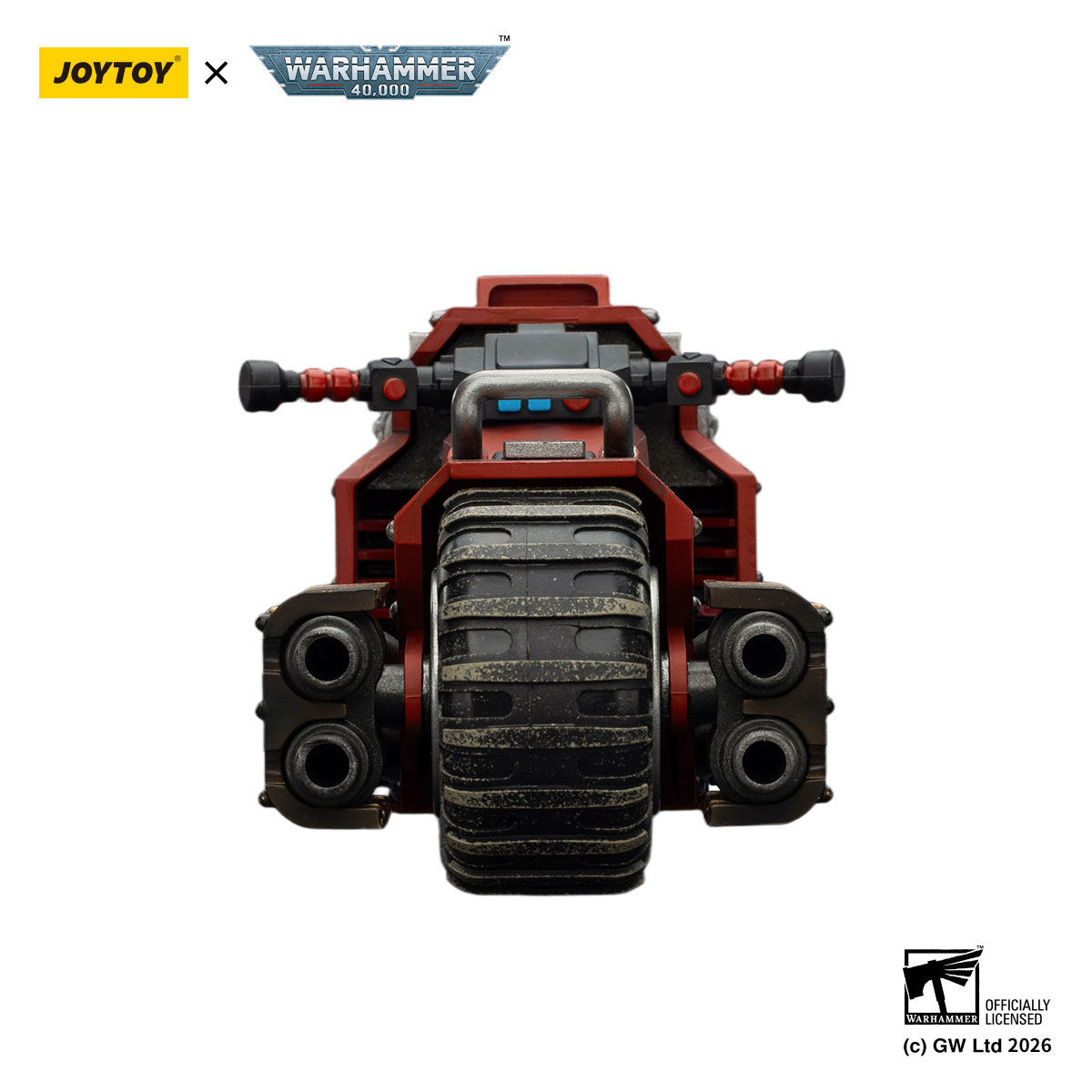 JOYTOY Blood Angels Raider-pattern Combat Bike with twin-linked