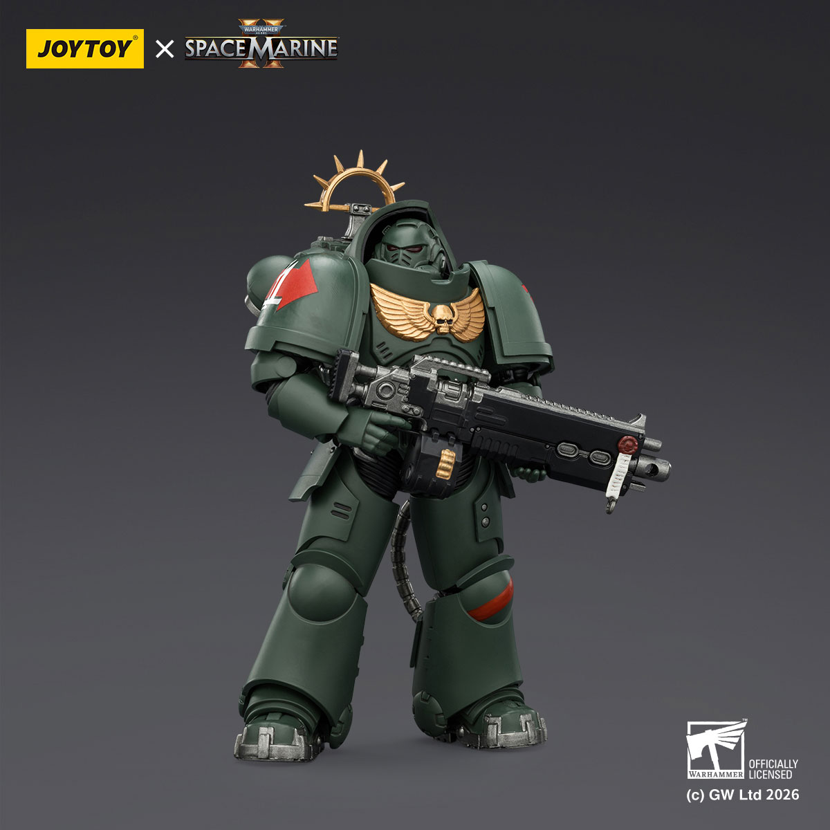 Heavy Intercessor Figure Dark Angels | Warhammer 40K - JOYTOY