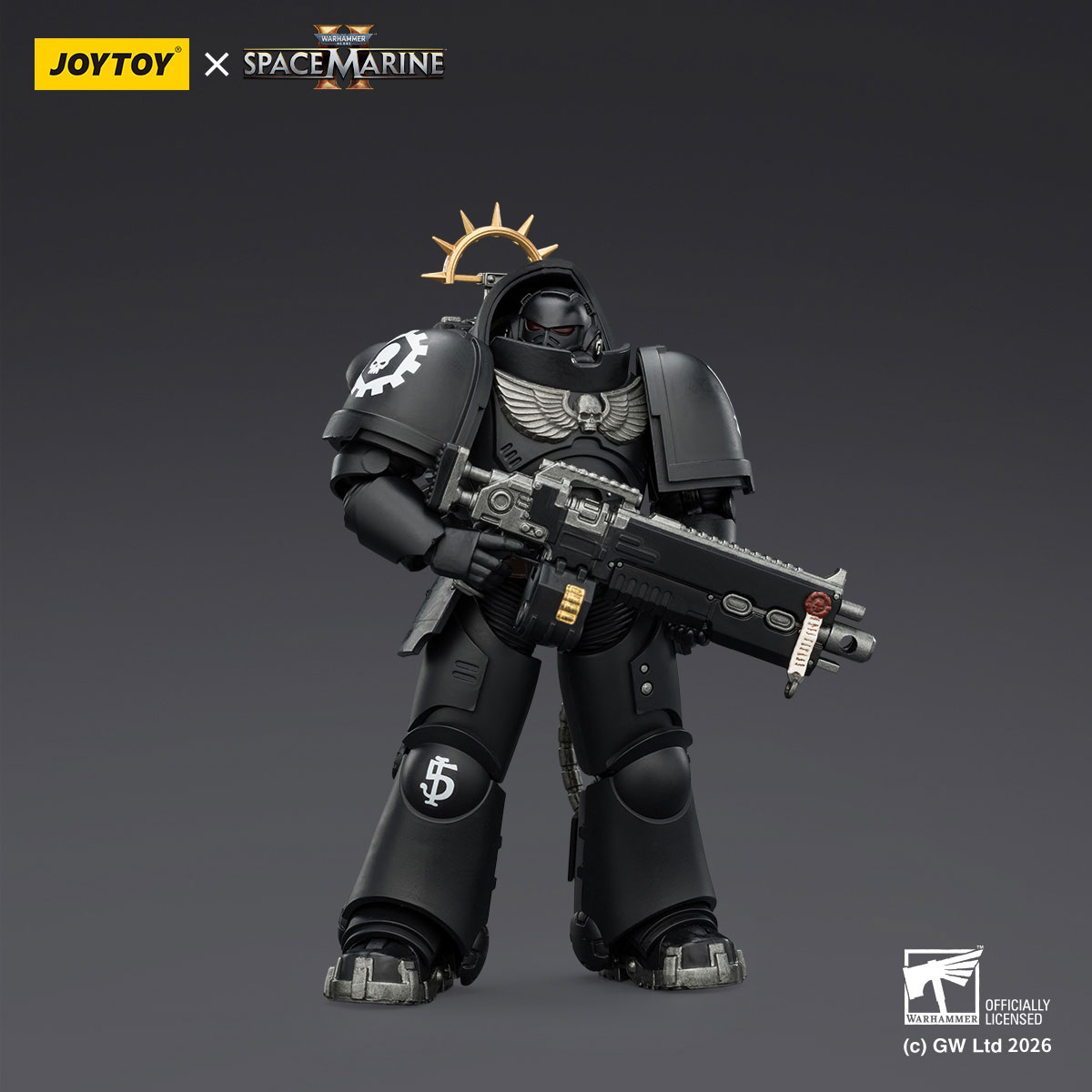 Iron Hands Heavy Intercessor Figure | Warhammer 40K - JOYTOY