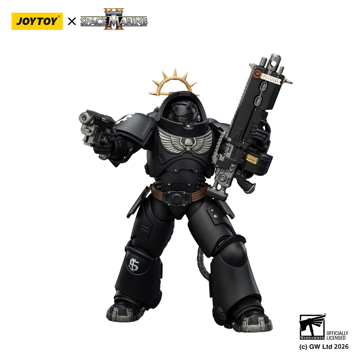 Iron Hands Heavy Intercessor Figure | Warhammer 40K - JOYTOY