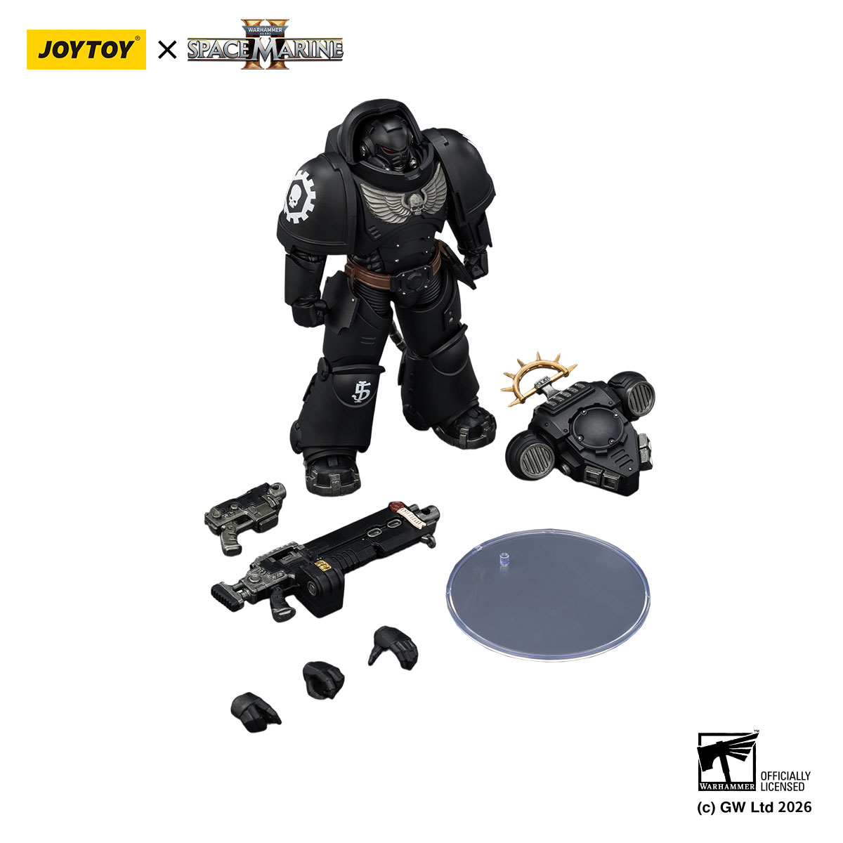 Iron Hands Heavy Intercessor Figure | Warhammer 40K - JOYTOY