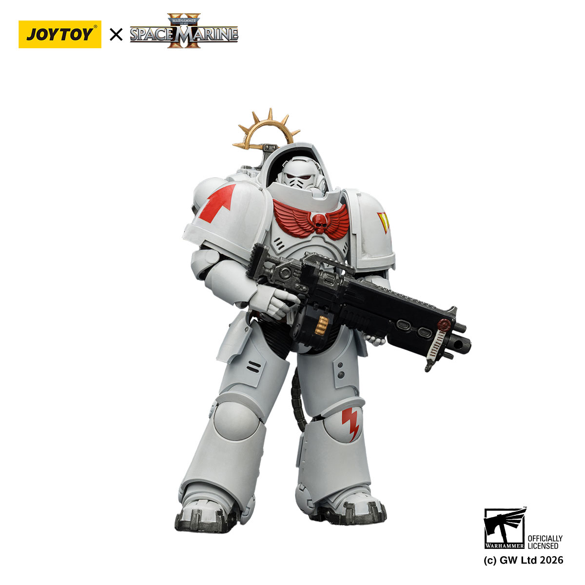 White Scars Heavy Intercessor Figure | Warhammer 40K - JOYTOY