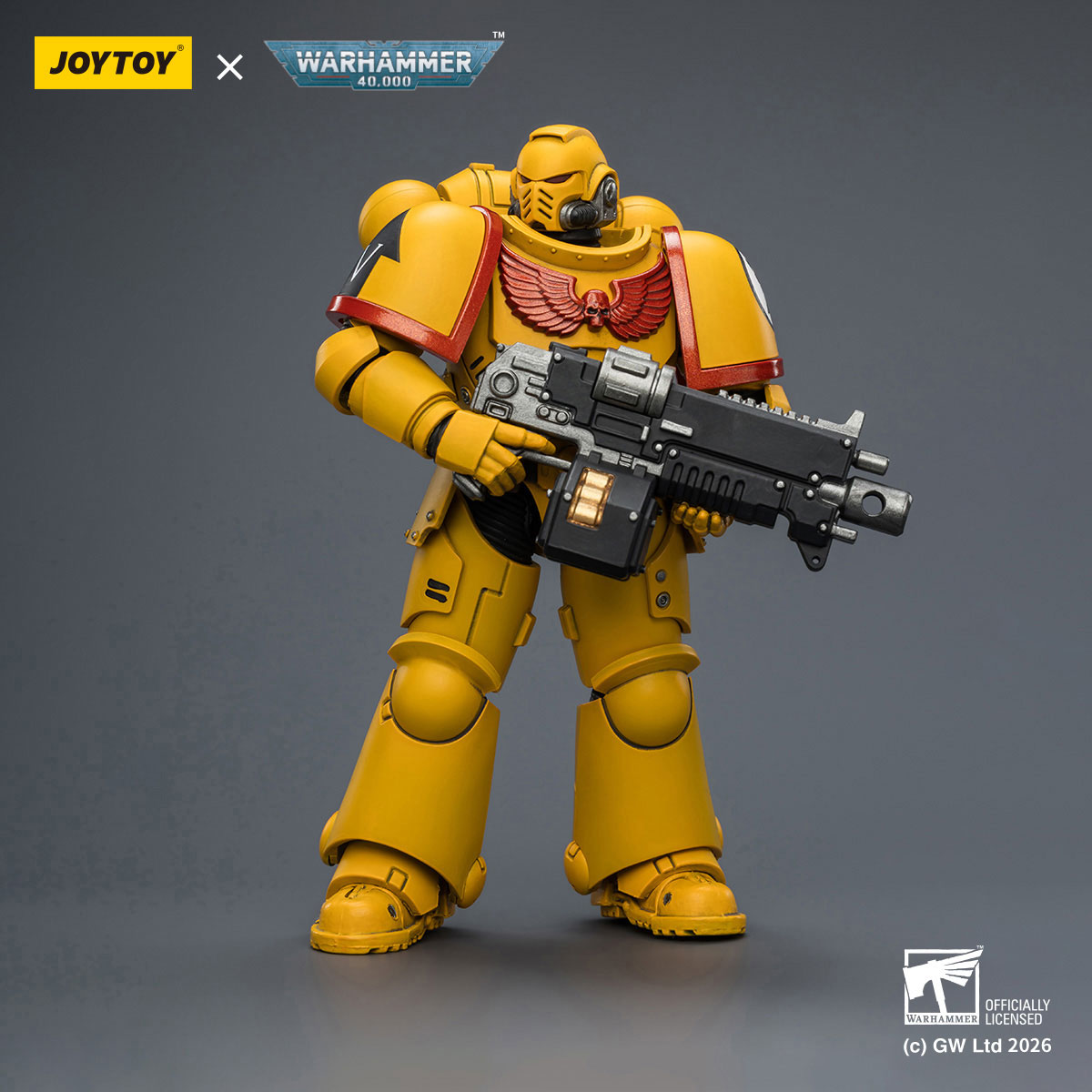 Imperial Fists Intercessor with Bolt Rifle, Bolt Pistol and Chainsword