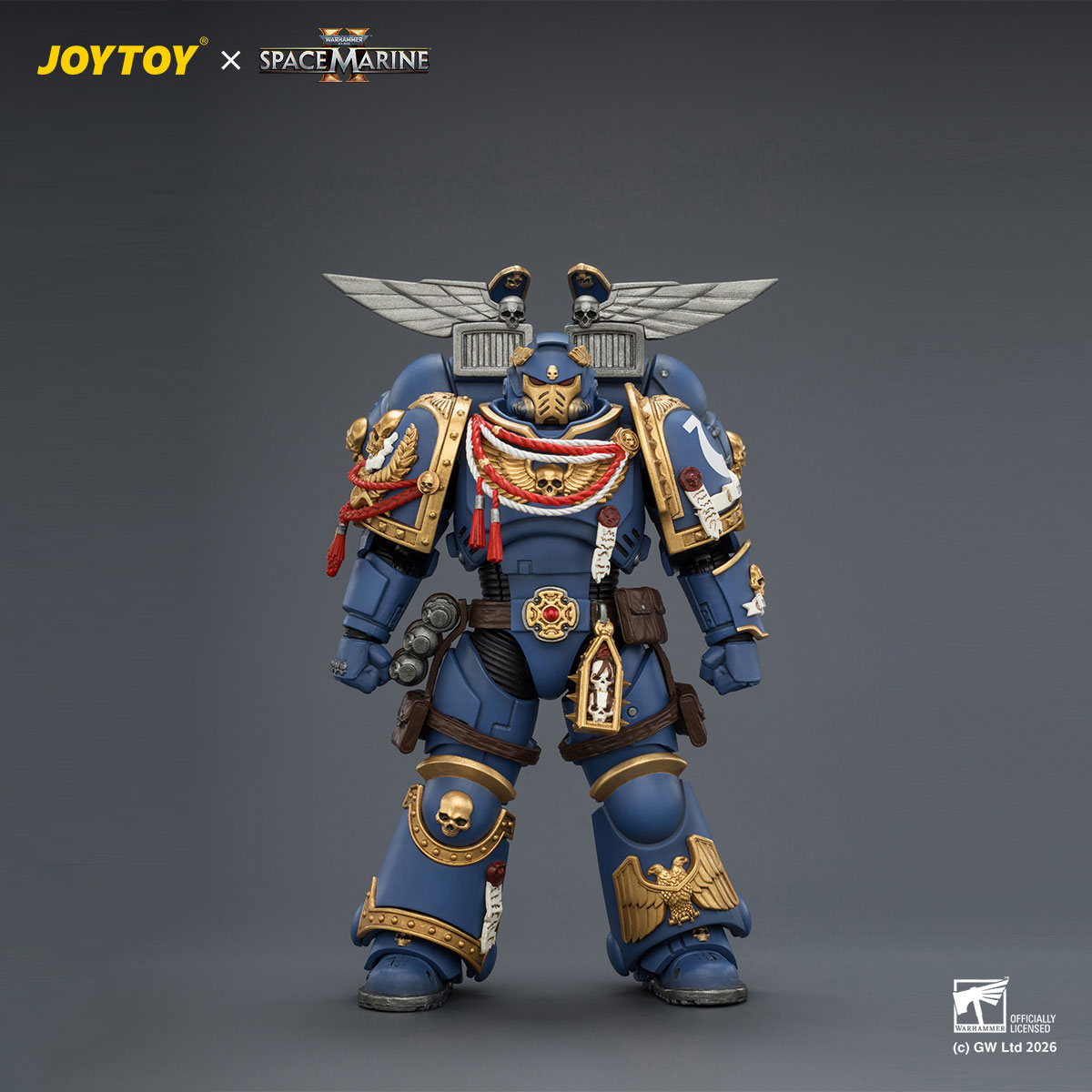 JOYTOY Ultramarines Assault Intercessor Jump Pack Figure