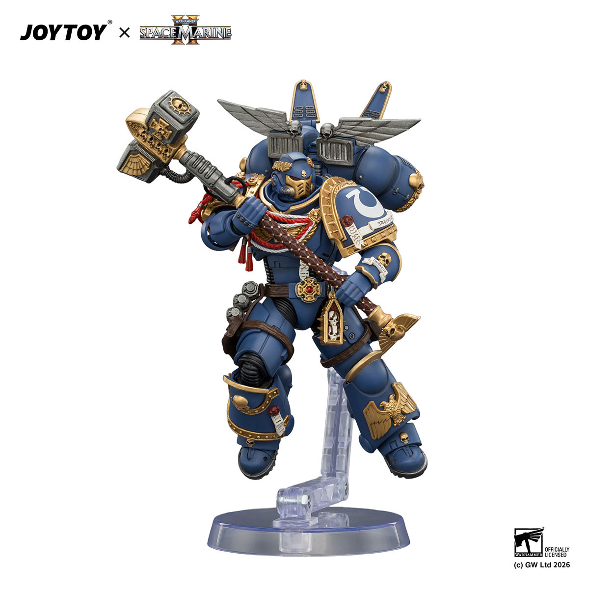 JOYTOY Ultramarines Assault Intercessor Jump Pack Figure