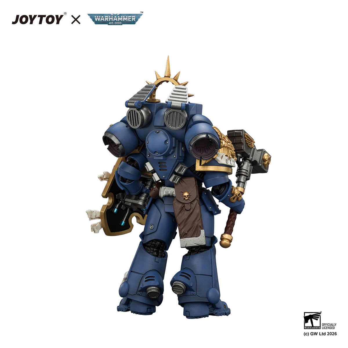 JOYTOY Ultramarines Captain Jump Pack Figure