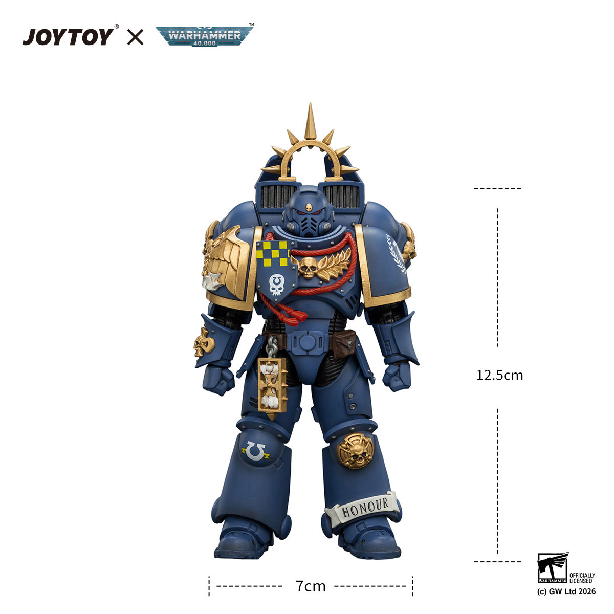 JOYTOY Ultramarines Captain Jump Pack Figure