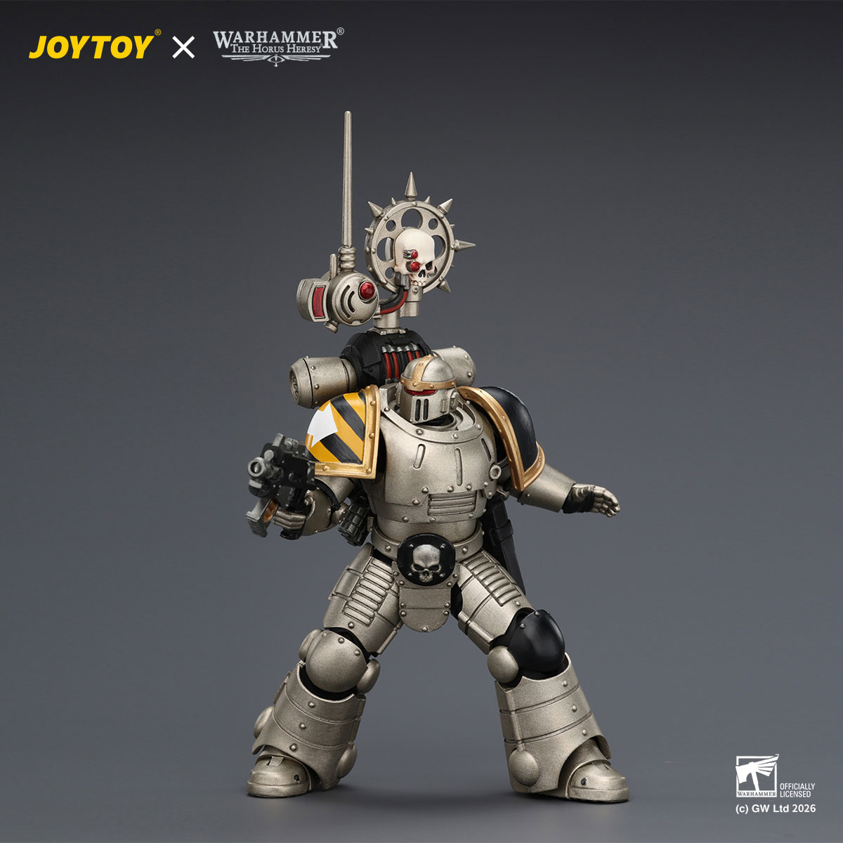 Iron Warriors Mkll Legionary 2 with Bolter and Bolt Pistol