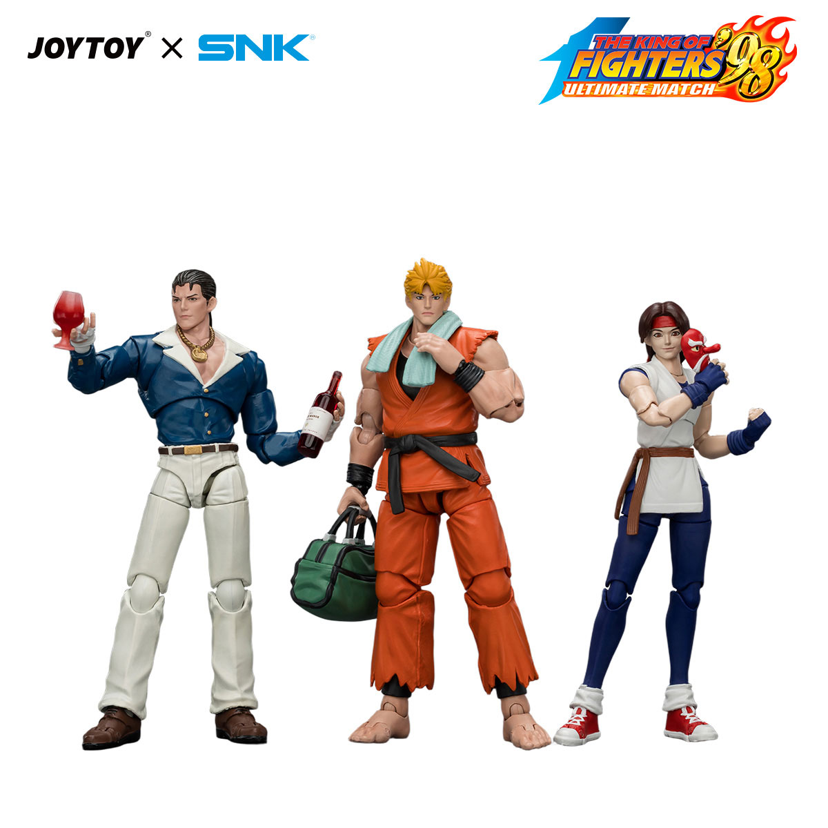 JOYTOY KOF'98UM Art of Fighting Team Figure Set