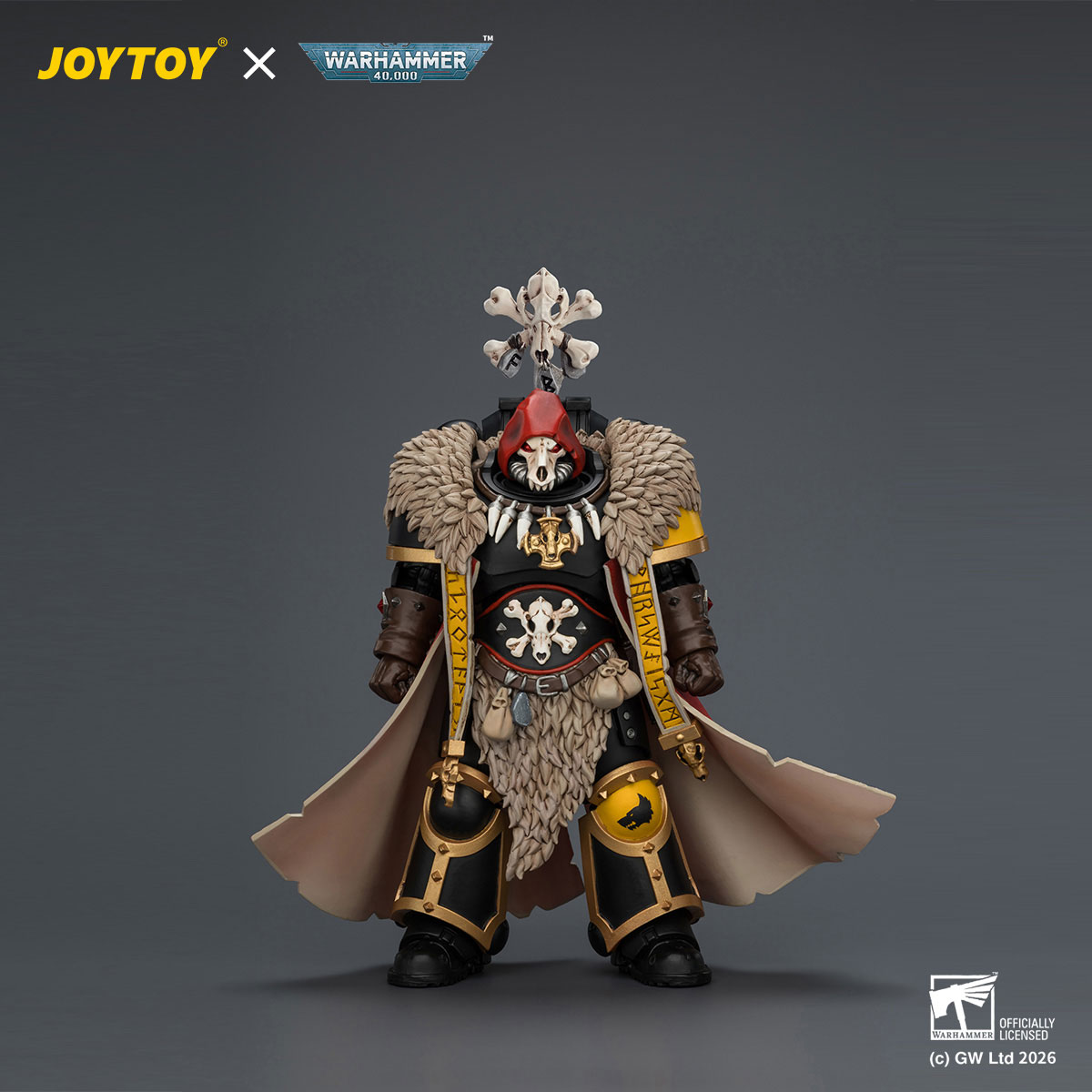 JOYTOY Space Wolves Wolf Priest Figure
