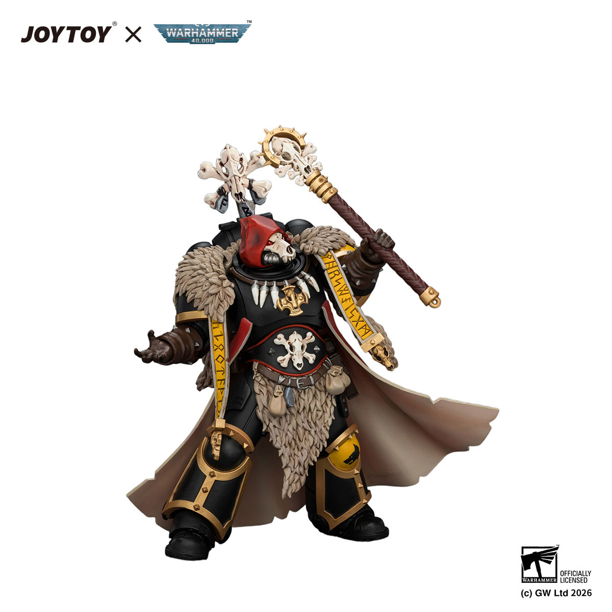 JOYTOY Space Wolves Wolf Priest Figure