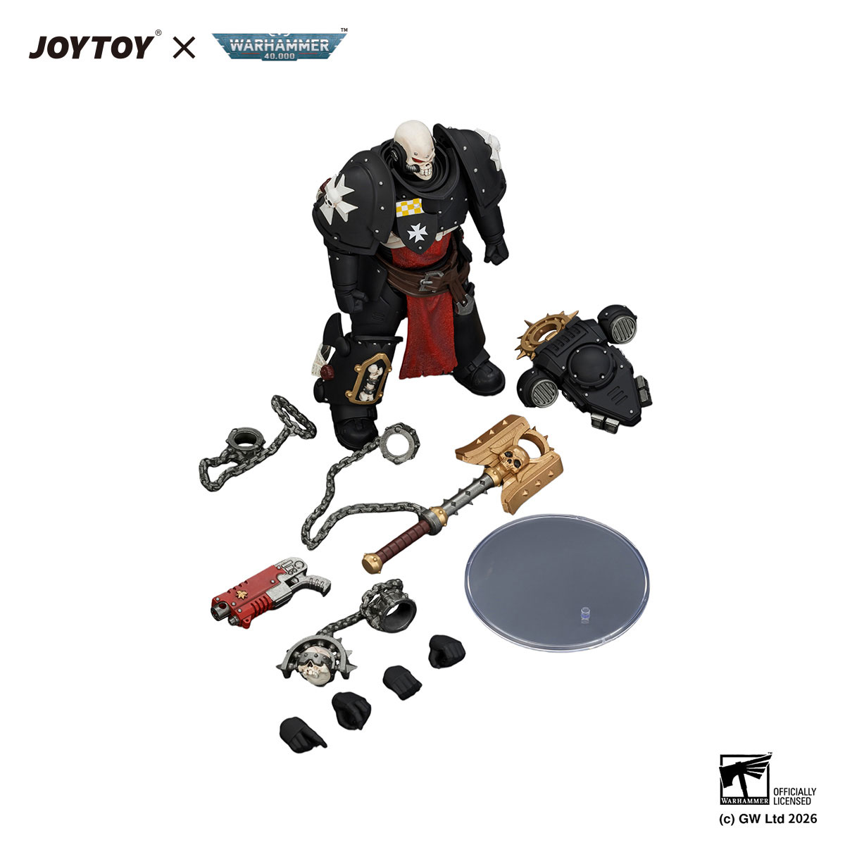 渡*則様 BLAX TOYZ SHINING SYMBOL 12インチ アクショ JOYTOY Black Templars Execrator 2 Action Figure